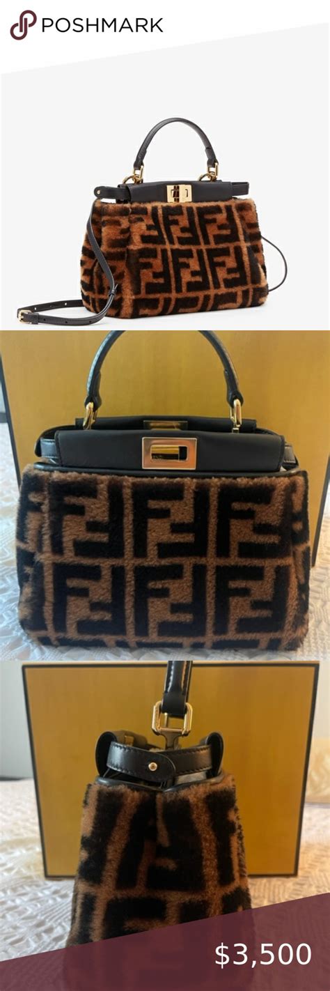 peekaboo mini fendi|fendi peekaboo mini shearling.